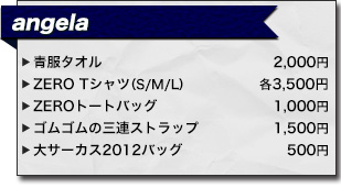 アニサマ2013 angela アーティストグッズ