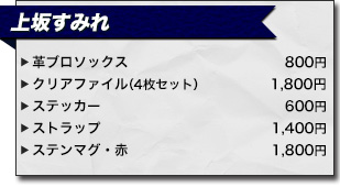アニサマ2013 上坂すみれ アーティストグッズ