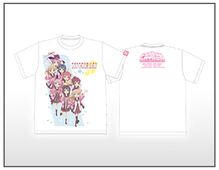 七森中☆ごらく部 うたがっせんTシャツ(白)