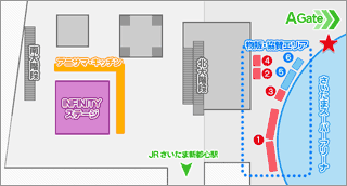 けやきひろば 会場全体図